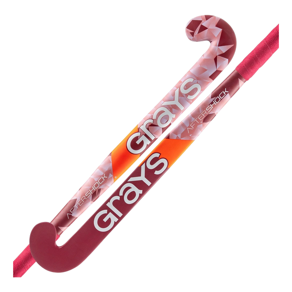 Grays Aftershock Ultrabow Junior Hockey Stick - Pink/Red
