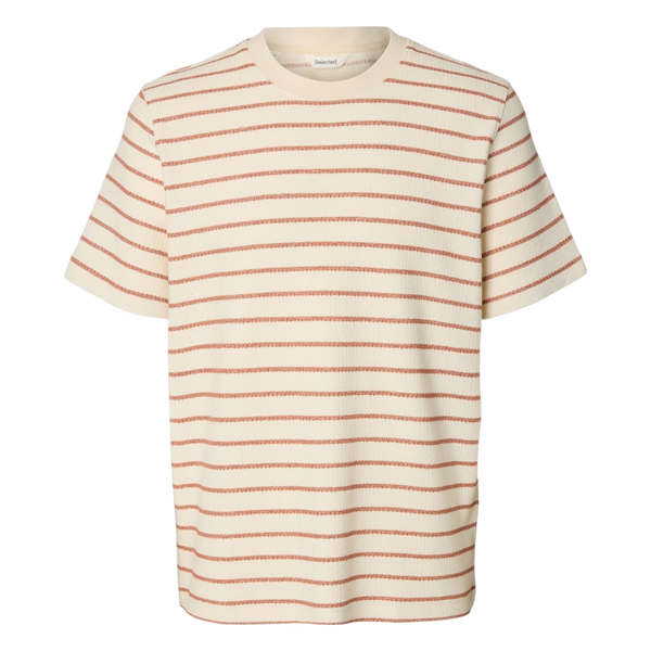 Selected Jango Stripe Short Sleeve O-neck T-shirt