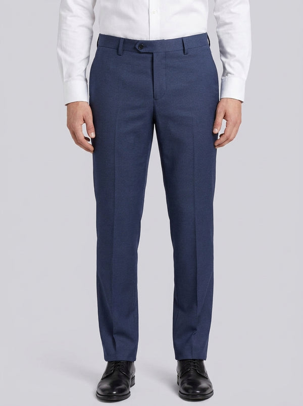 William David Premium Wool Suit - Navy