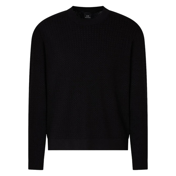 Armani Exchange Pullover - Black Braid