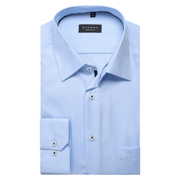 Eterna Long Sleeve Comfort Fit Shirt