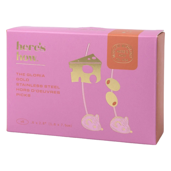 The Gloria Cheese Mice Hors D'Oeuvres Picks - Set of 6