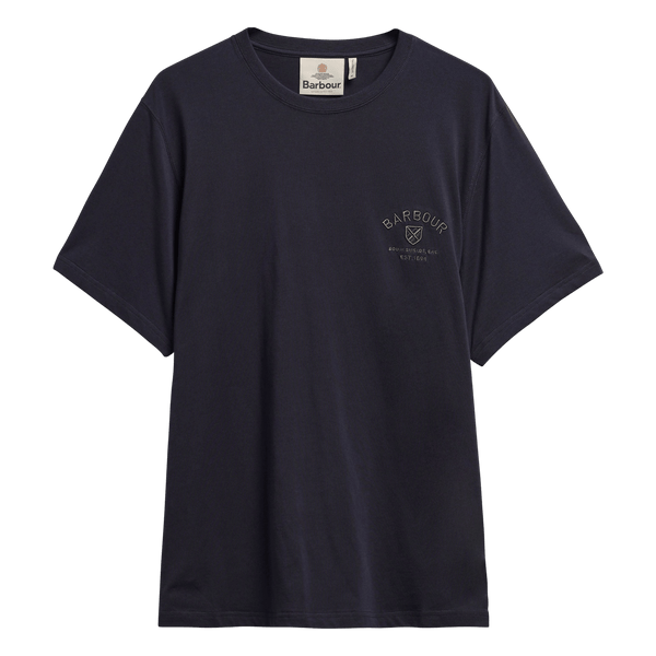 Barbour Tartan Tailored Crest Logo T-shirt