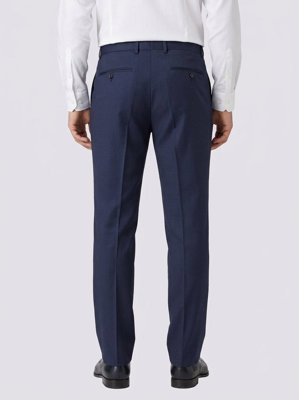 William David Premium Wool Suit - Navy