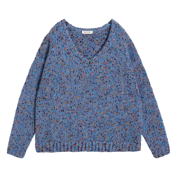 White Stuff Texture V Neck Jumper