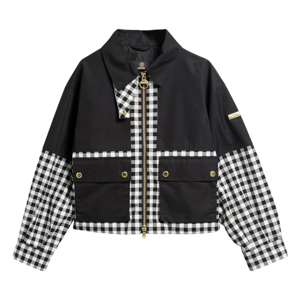 Barbour International Gabriette Check Showerproof Jacket