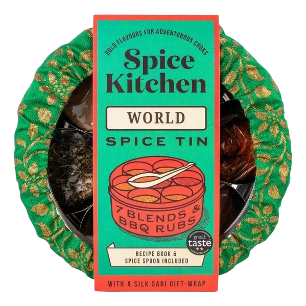 World Spice Blends & Rubs Spice Tin