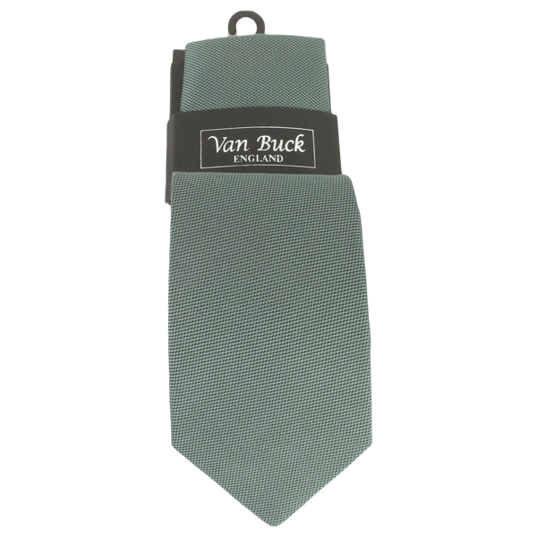 Van Buck Poly Jacquard Extra Long Tie and Hankie Set