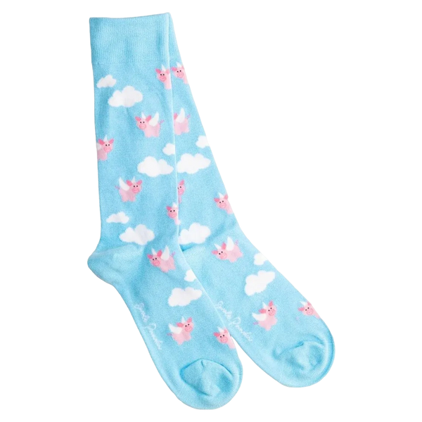 Swole Panda Bamboo Socks - Flying Pigs