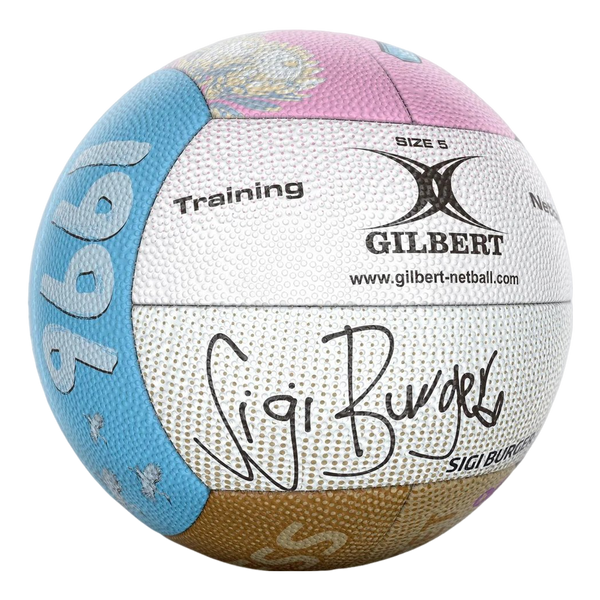 Gilbert Netball Players Signature Netball - Sigi Burger
