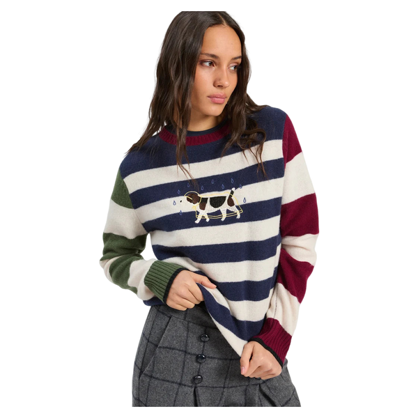 Vilagallo Pered Stripe Dog Knit