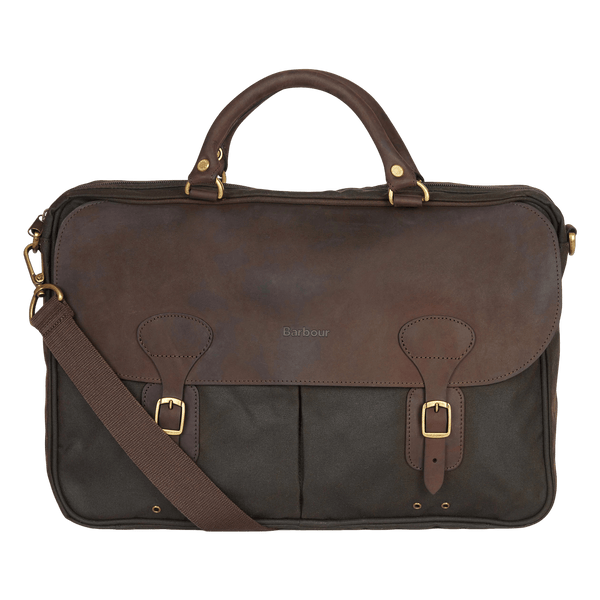 Wax Leather Briefcase
