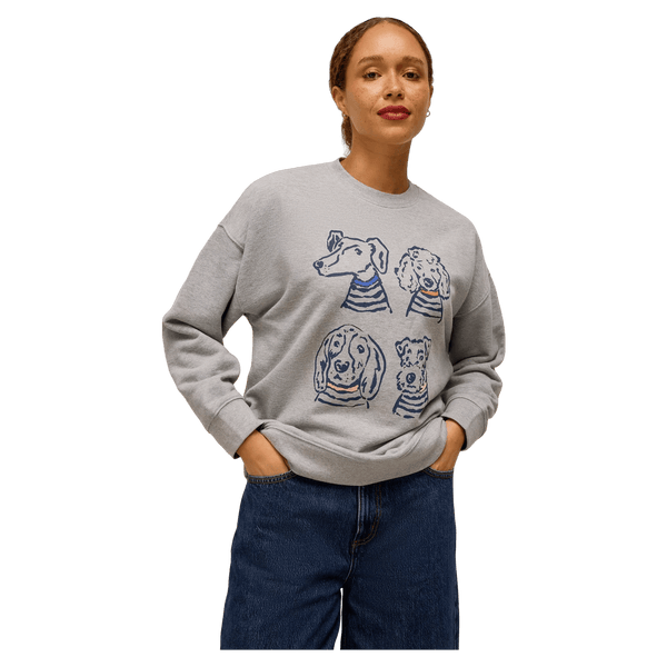 White Stuff Cleo Longline Graphic Sweat