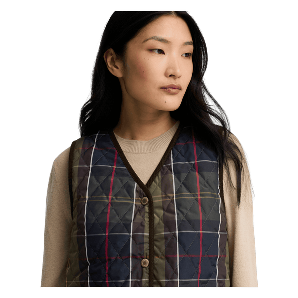 Barbour Tartan Reimagined Icons Reversible Tartan Quilted Liner