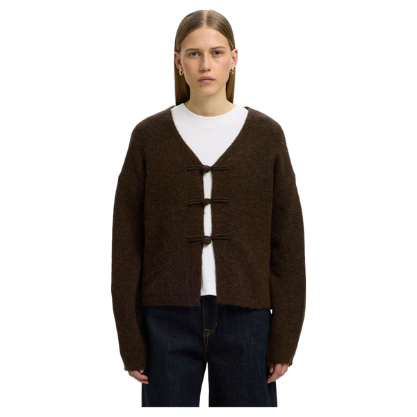 Selected Lulu Ls Duffle Knit Cardigan