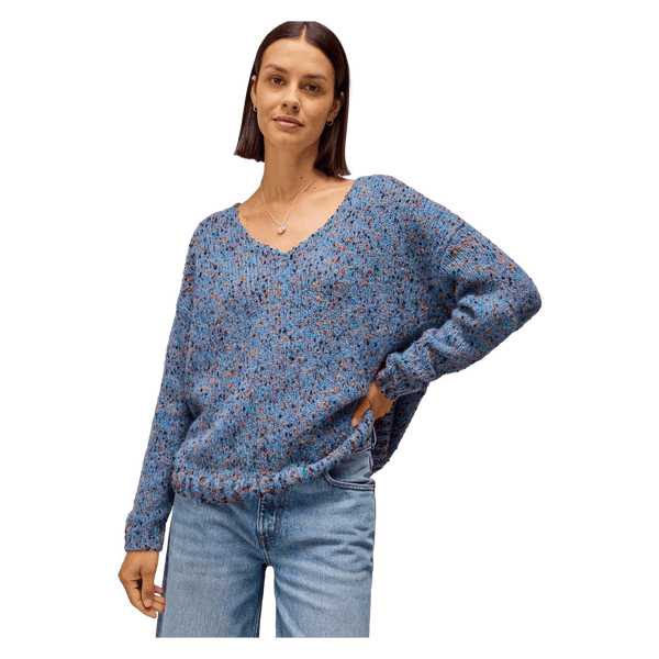 White Stuff Texture V Neck Jumper