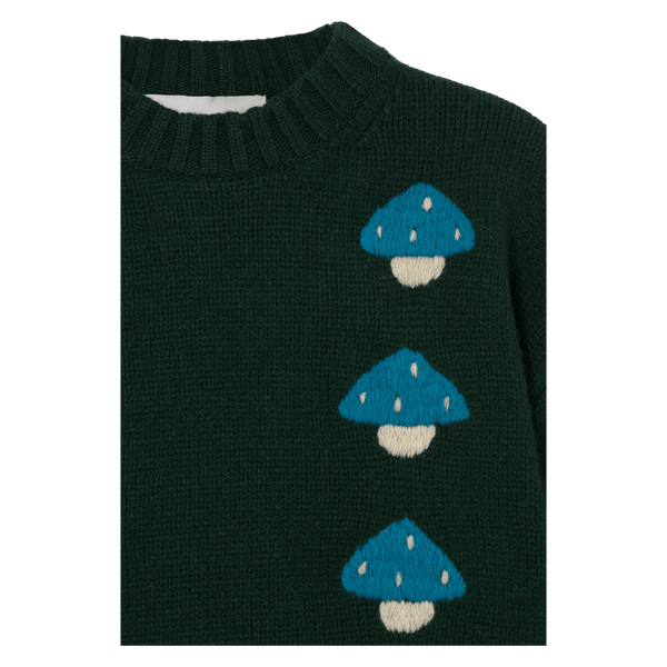 Tiny Big Sister Mushrooms Sweater