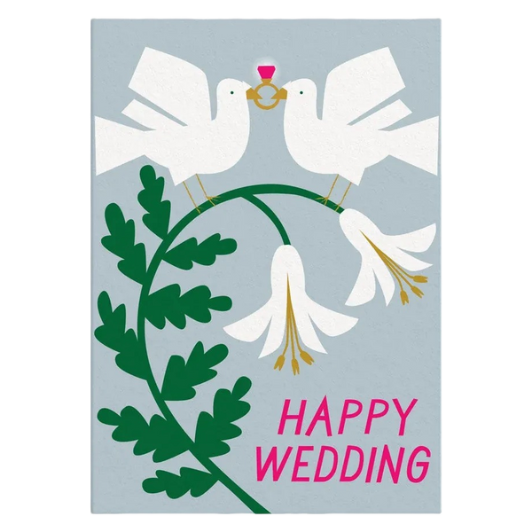 OHH DEER Greeting Cards - £2.95 - Wedding Doves