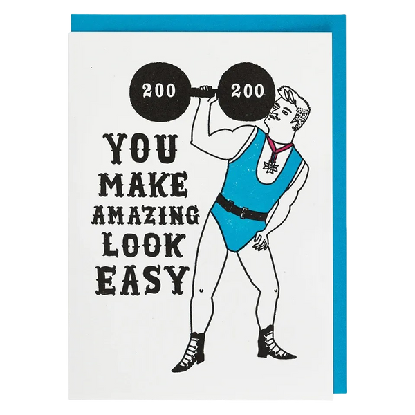 Archivist Large Card - Letterpress Cards - You Make It Look Easy