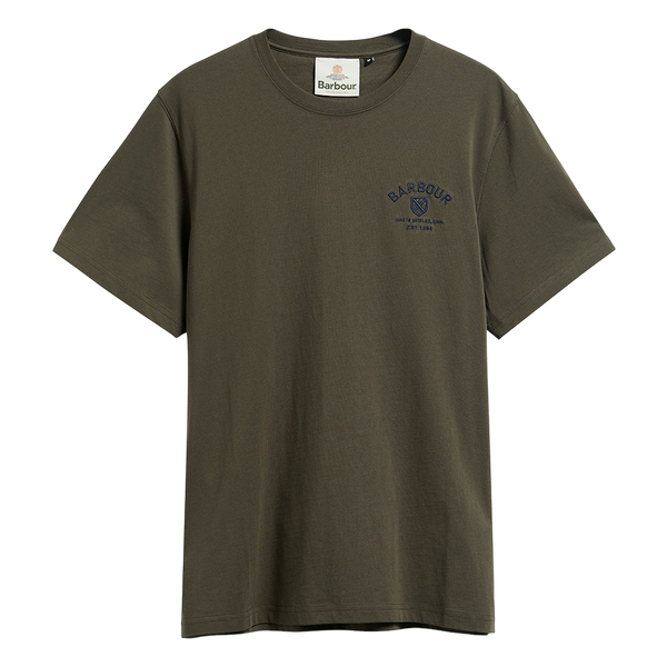 Barbour Tartan Tailored Crest Logo T-shirt