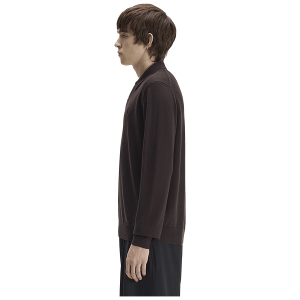 Fred Perry Classic Knitted Long Sleeve Shirt
