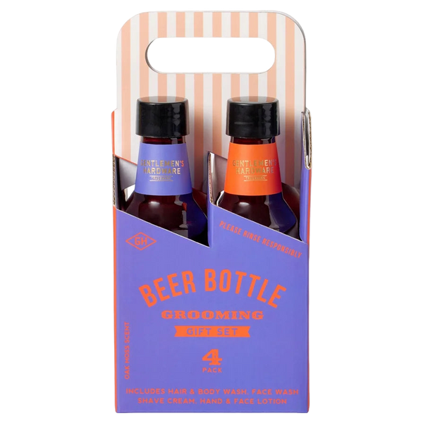 Beer Bottle Grooming Gift Set