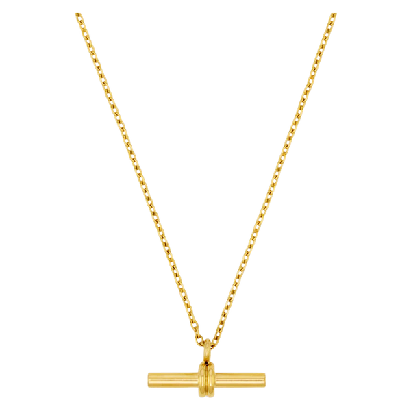Orelia Jewellery Luxe Linear T-Bar Drop Necklace