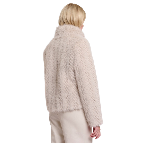 Rino & Pelle Vie Single Breasted Faux Fur Jacket