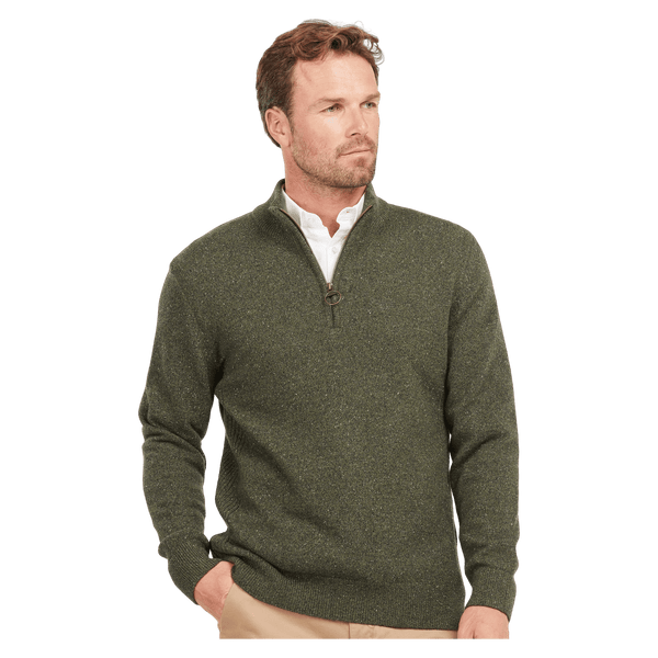 Barbour Essential Tisbury Half Zip Knitted Jumper