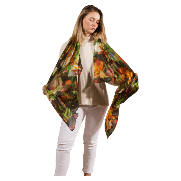 Tilley & Grace Silk Scarf - Tiger Lily