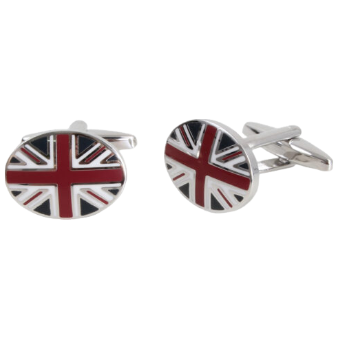 Dalaco Union Jack Oval Cufflinks