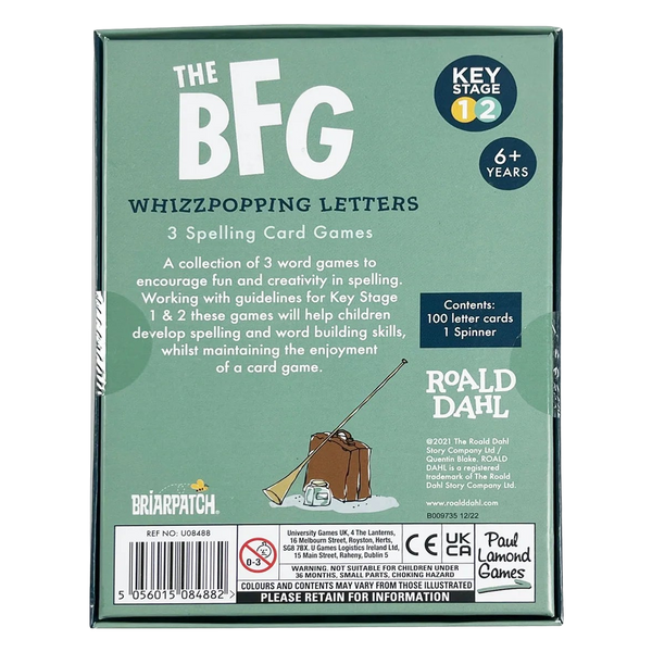 Roald Dahl The BFG Whizpopping Letters Games