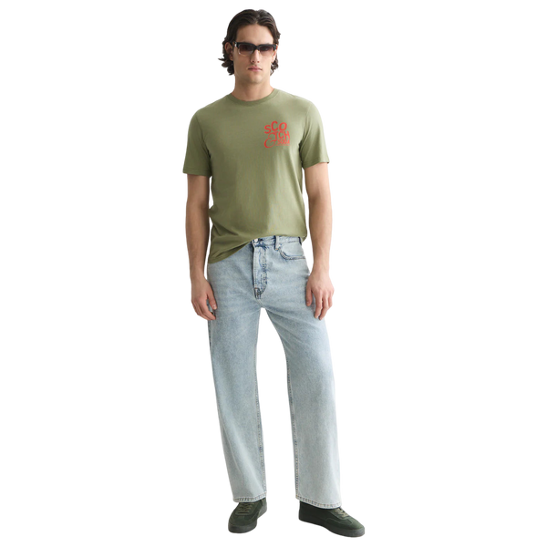 Scotch & Soda Left Chest Artwork Regular Fit T-shirt