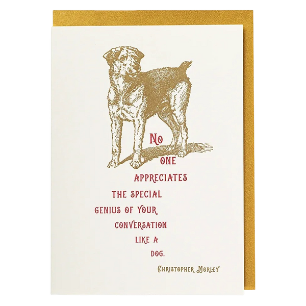 Archivist Large Card - Letterpress Cards - Special Genius