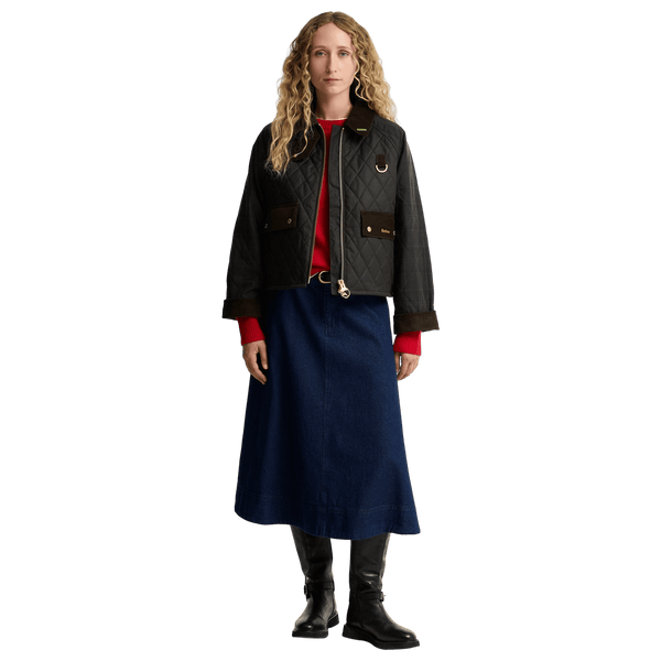 Barbour Tartan Reimagined Icons Tartan Quilted Spey Wax Jacket