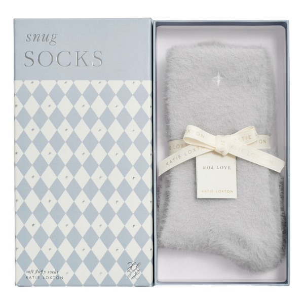 Katie Loxton Gift Boxed Fluffy Socks - Star