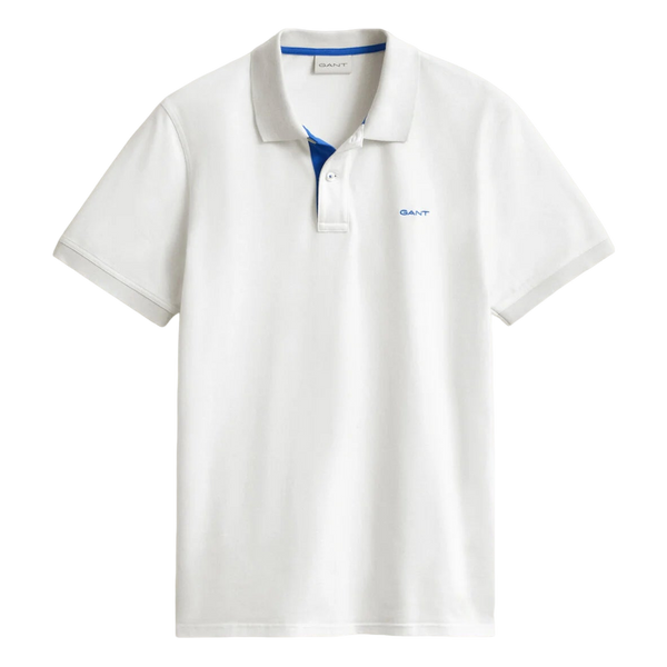 GANT Contrast Piqué Short Sleeve Polo Shirt