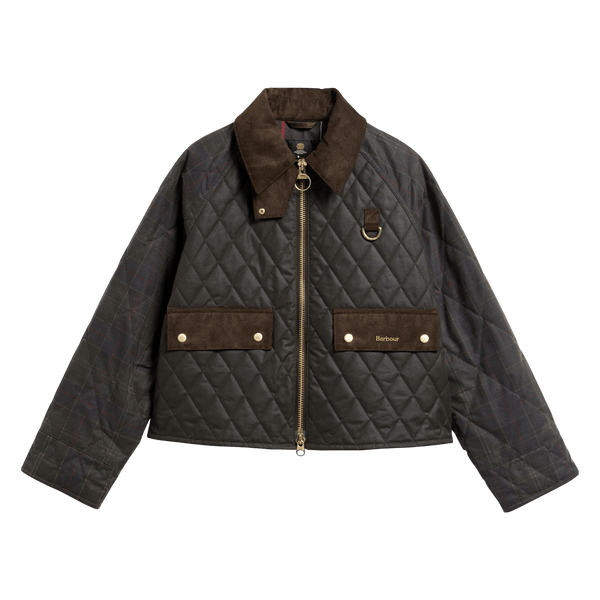 Barbour Tartan Reimagined Icons Tartan Quilted Spey Wax Jacket