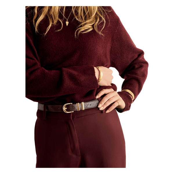 Crackle Buckle Belt