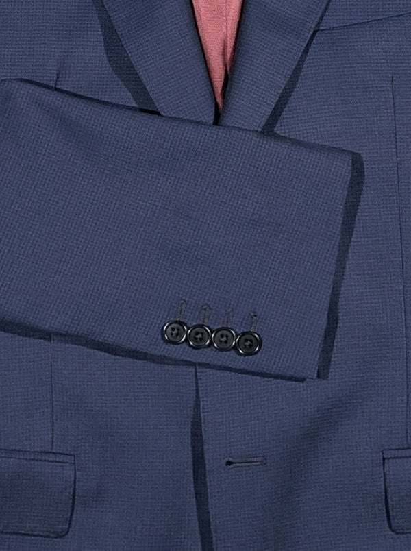 William David Premium Wool Suit - Navy