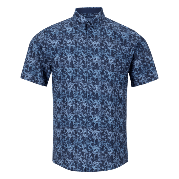 DG's Drifter Self Print Floral Short Sleeve Shirt