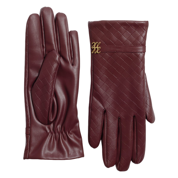 Katie Loxton Boxed Faux Leather Gloves