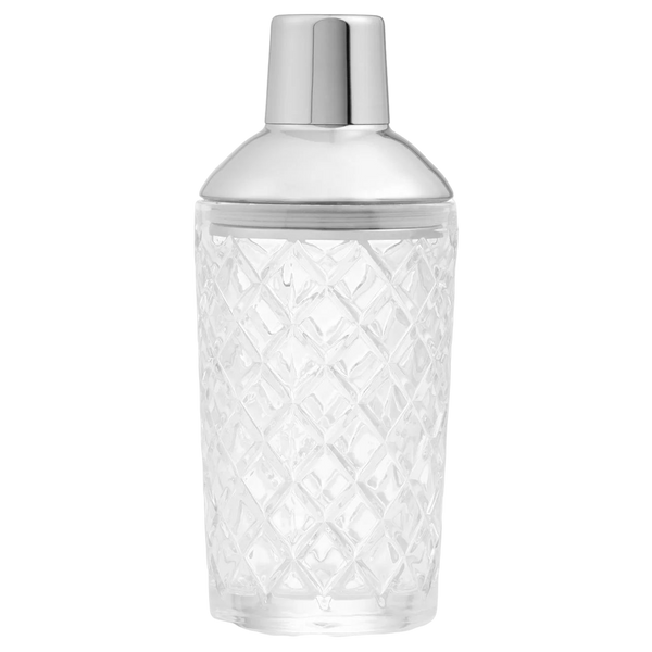 Uberstar Silver Glass Cocktail Shaker - 20oz/600ml