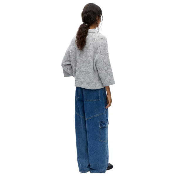 Object Kaisa Flora 3/4 Lo Knit Cardigan