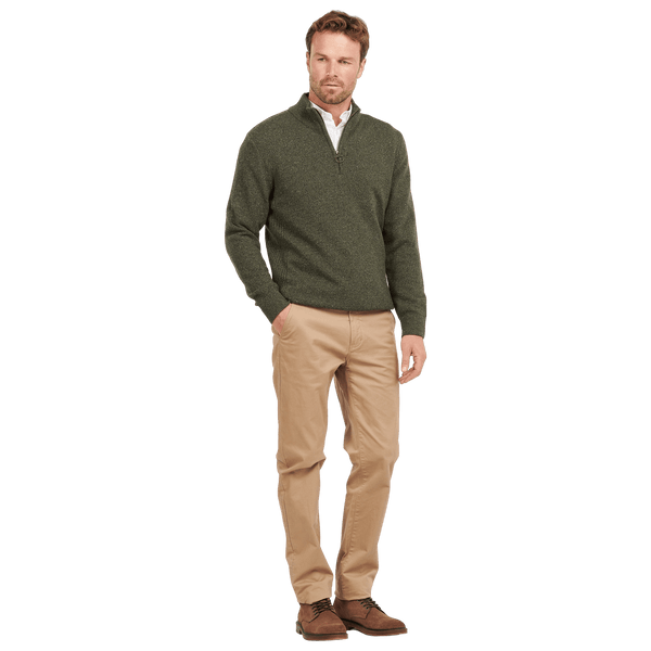 Barbour Essential Tisbury Half Zip Knitted Jumper
