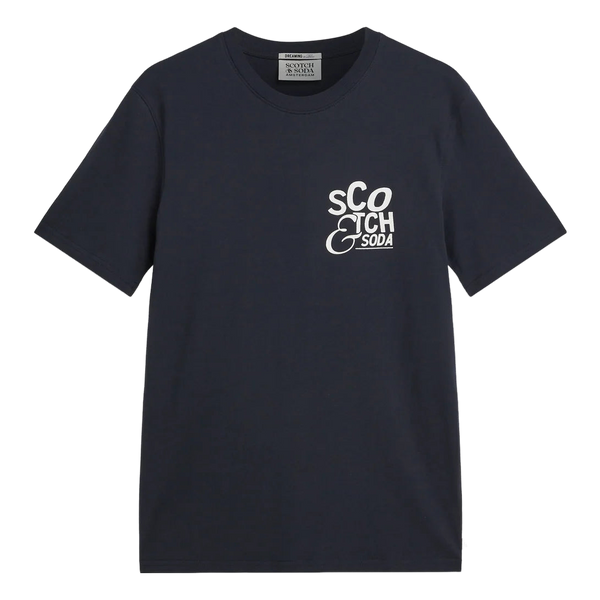 Scotch & Soda Left Chest Artwork Regular Fit T-shirt