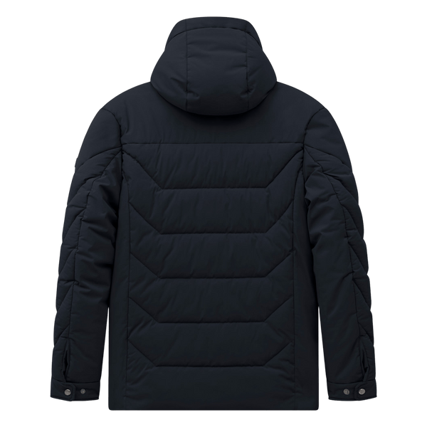 Bugatti Quilted Coat With Hood