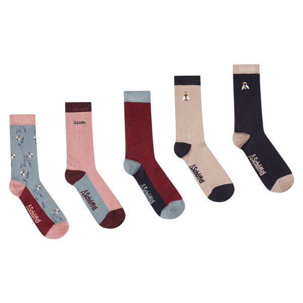 Women's Bamboo Socks Box Of 5