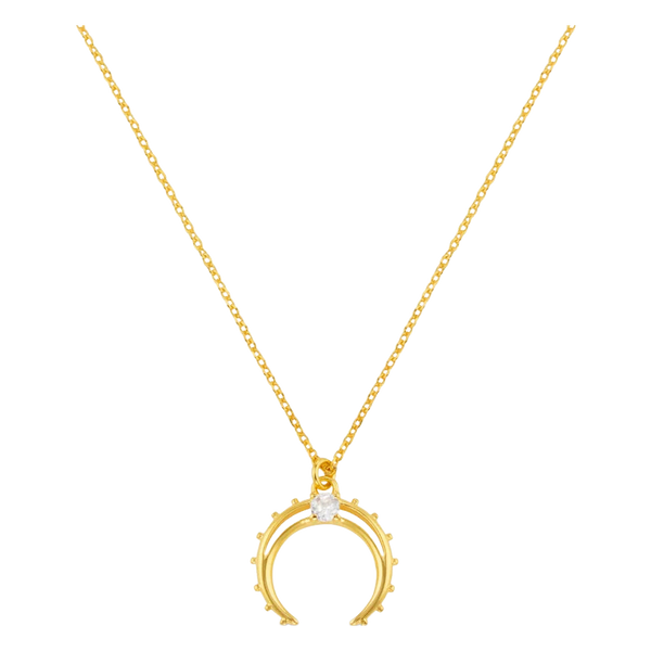 Orelia Jewellery Desert Moon Horseshoe Necklace