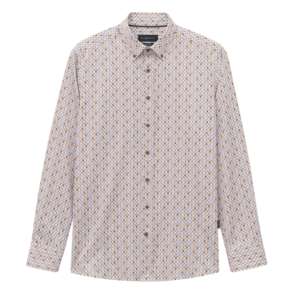 Diamond Print Long Sleeve Shirt